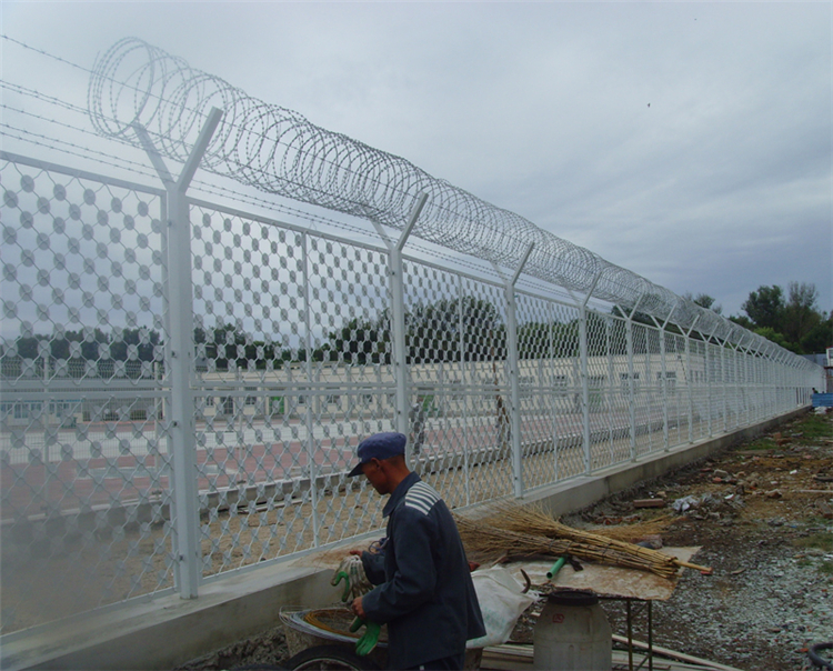 福建監獄梅花刺片隔離鋼網墻圖片2 福建監獄梅花刺片隔離鋼網墻圖片2