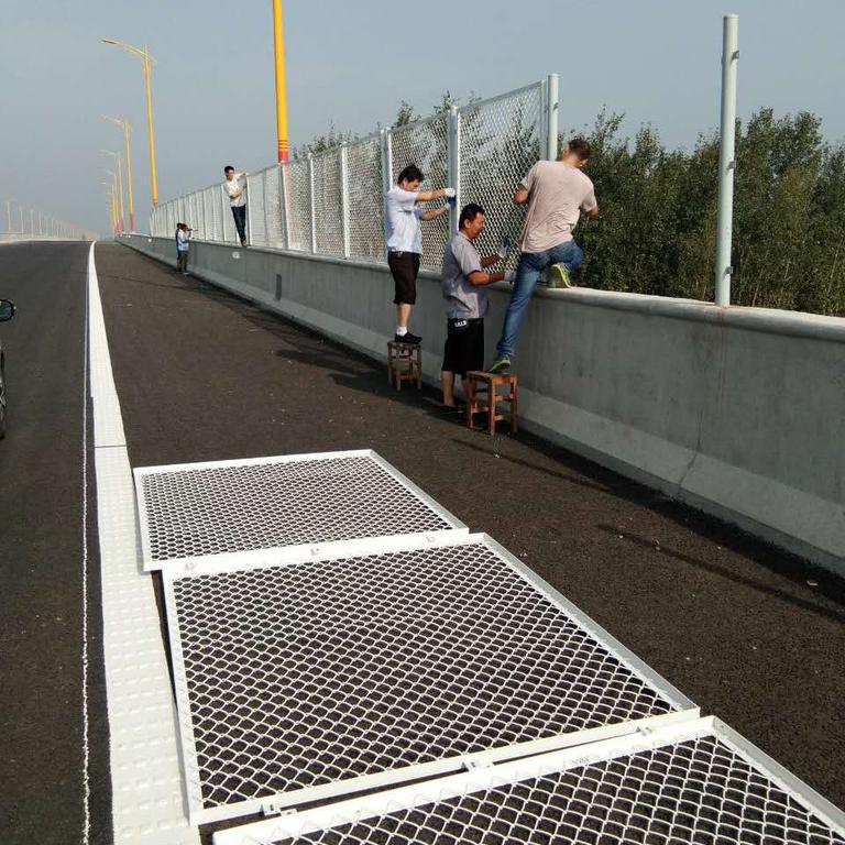 高速公路橋梁防拋物柵欄圖片2 高速公路橋梁防拋物柵欄圖片2