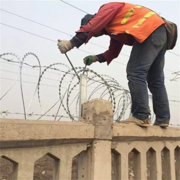 熱鍍鋅刀片刺繩刺絲滾籠圖片4 熱鍍鋅刀片刺繩刺絲滾籠圖片4